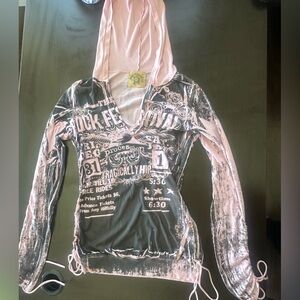 Skinny Minnie Long sleeve shirt with ties